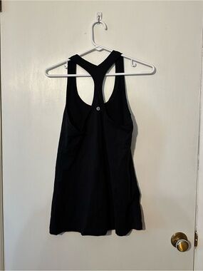 Lululemon Black Racerback Tank Ptp 15”